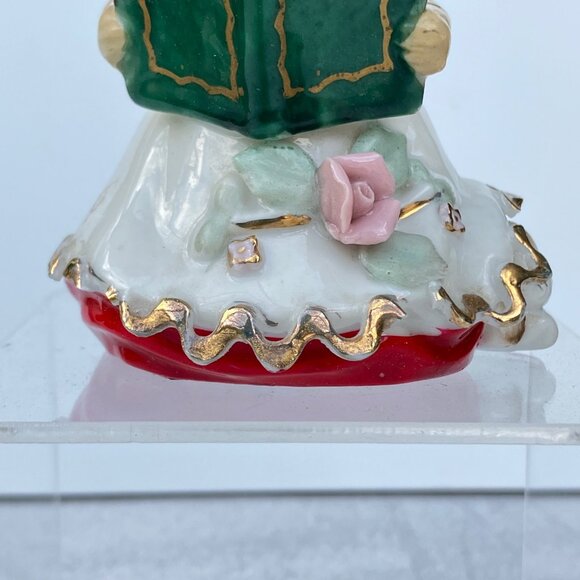 Geo Z Lefton Christmas Angel Choir Girl with Puppy Bell - Picture 5 of 13